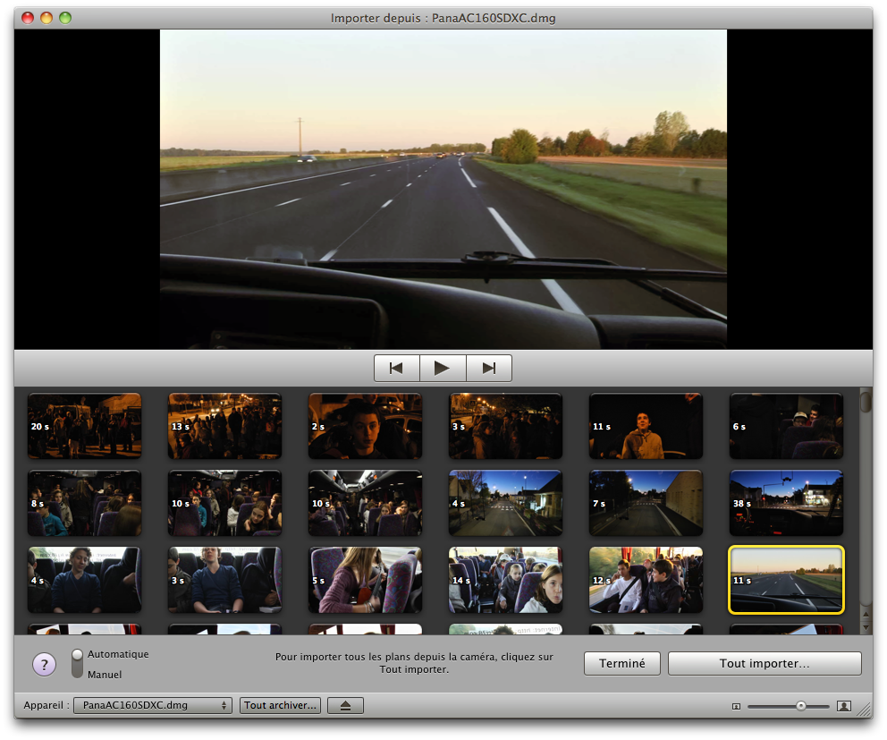 Import iMovie